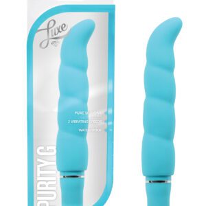 Blush Luxe Purity G Silicone Vibrator - Aqua