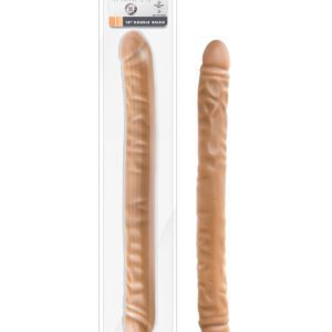 Blush Dr. Skin 18" Double Dildo - Mocha