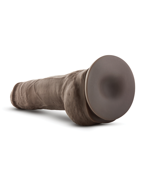 Blush Au Naturel 10" Big Boy Realistic Dildo w/Balls - Chocolate - Image 4