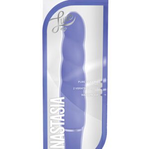 Blush Luxe Anastasia Silicone Vibrator - Periwinkle