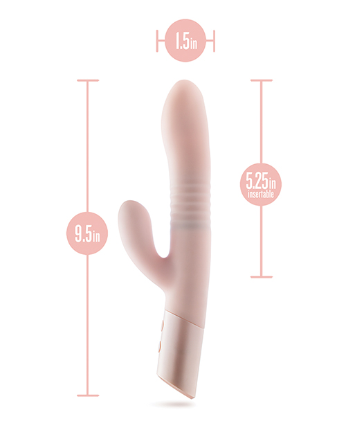 Blush Fraya Rabbit Rechargeable Vibrator - Pink - Image 4