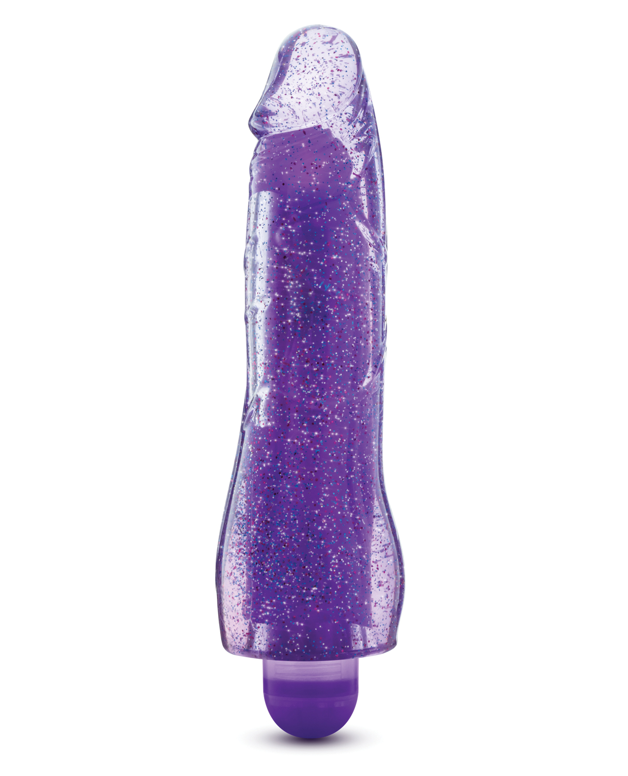 Blush Glow Dicks Glitter Vibrator Molly - Purple - Image 3