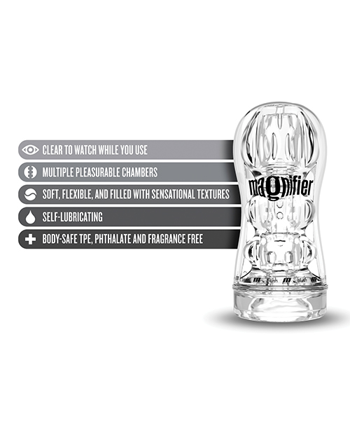 Blush M for Men Soft & Wet Magnifier Stroker - Clear - Image 5