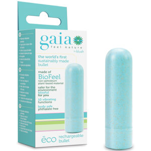 Blush Gaia Eco Rechargeable Bullet - Aqua