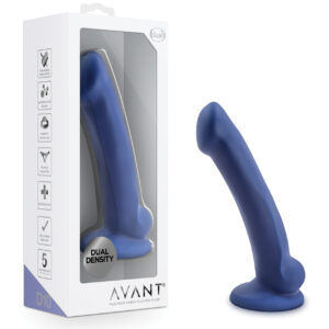 Blush Avant D10 Silicone Dildo - Ergo Mini Indigo