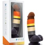 Blush Avant P9 Bear Pride Dildo - Multi Color