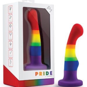Blush Avant P1 Gay Pride Silicone Dong - Freedom