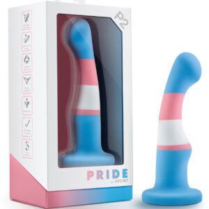 Blush Avant P2 Transgender Pride Silicone Dong - True Blue