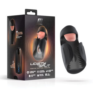 Blush M For Men - Lickety Split - Vibrating Penis Head Stimulator - Black