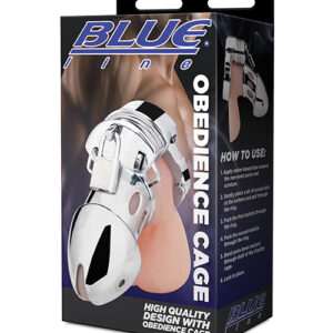 Blue Line Obedience Cage - Silver