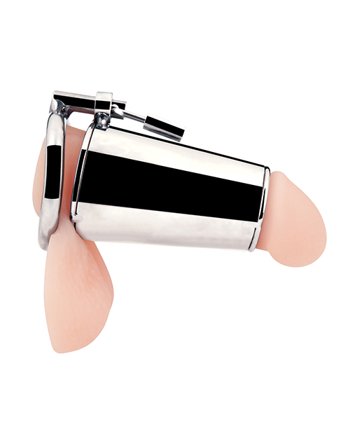 Blue Line Ultimate Cock Tease Cage - Silver - Image 4