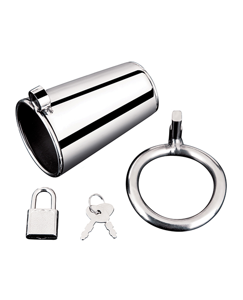 Blue Line Ultimate Cock Tease Cage - Silver - Image 5