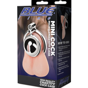 Blue Line Mini Cock Micro Chastity Cage