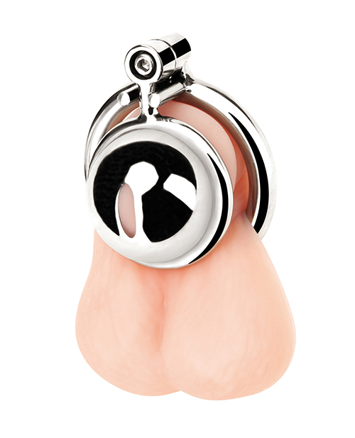 Blue Line Mini Cock Micro Chastity Cage - Image 2