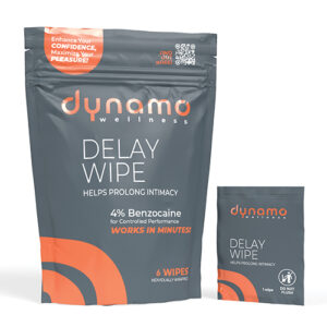 Dynamo Wellness Delay Wipe 4% - 6 Pack