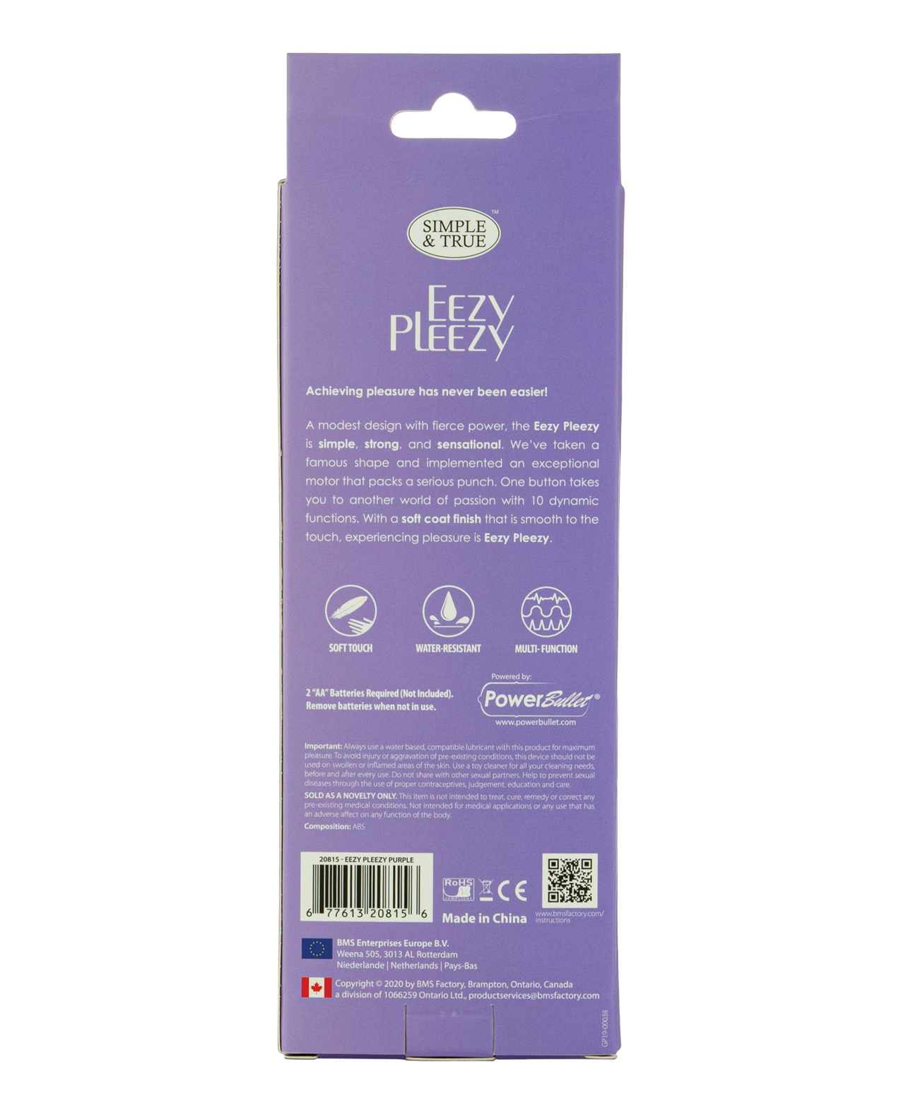 Easy Pleezy Vibrator - Purple - Image 4