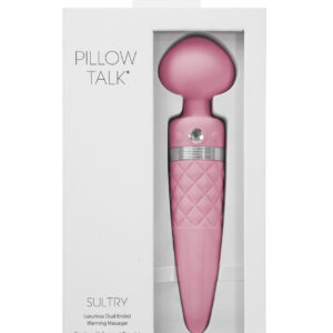 Pillow Talk Sultry Rotating Wand - Pink