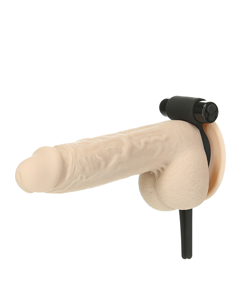 Bolo Bullet Vibrating Adjustable Cock Tie - Black - Image 6