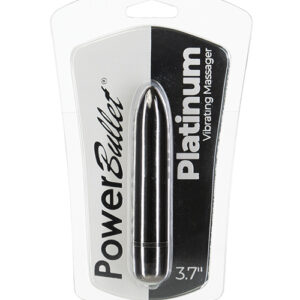 Power Bullet 3.7" Platinum Vibrating Massager