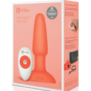 b-Vibe Rimming Plug 2 - Orange