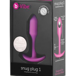b-Vibe Weighted Snug Plug 1 - 55 g Fuchsia