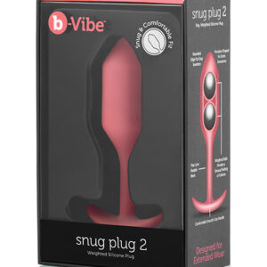 b-Vibe Weighted Snug Plug 2 - 114 g Coral