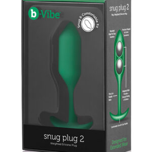 b-Vibe Weighted Snug Plug 2 - 114 g Green