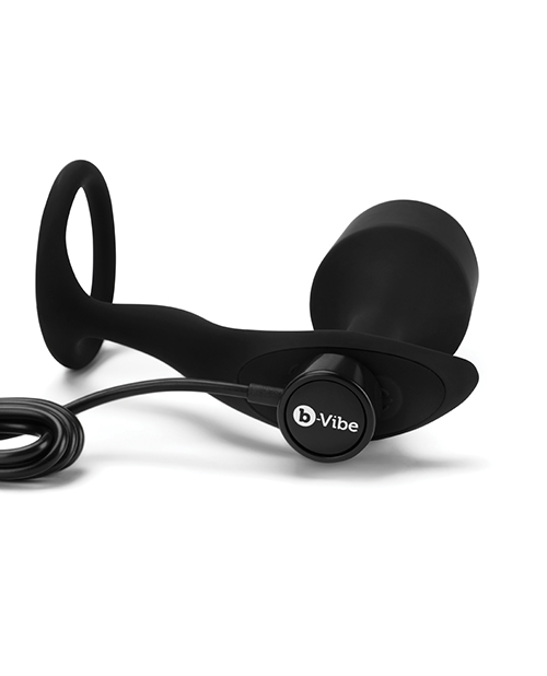 b-Vibe Vibrating Snug & Tug XL - Black - Image 5
