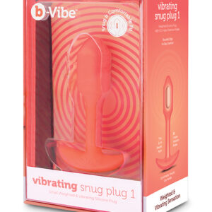 b-Vibe Vibrating Snug Plug - Small Orange