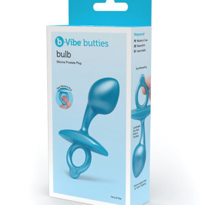 b-Vibe Butties Bulb Tapered Prostate Plug - Blue