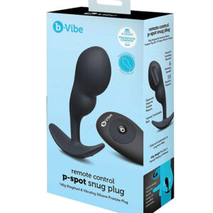 b-Vibe Remote Control P-Spot Snug Plug - Black