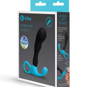 P-Spot Curl Hands-Free Curved Silicone Prostate Massager