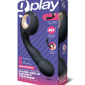 Bodywand G-Play Ergonomic Dual Motor Squirt Trainer - Black