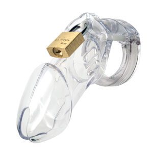 CB-6000 3 1/4" Cock Cage & Lock Set - Clear