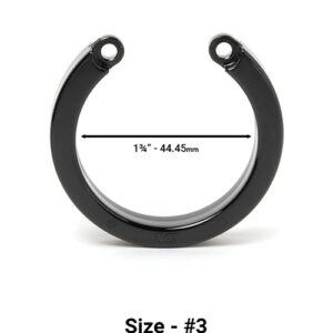 Cock Cage U-Ring #3 - Black