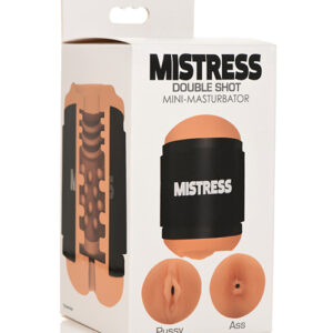 Curve Toys Mistress Double Shot Mini Masturbator Pussy & Ass - Medium