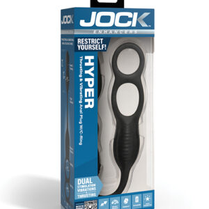 Hyper Thrusting and Vibrating Anal Plug w/C-Ring