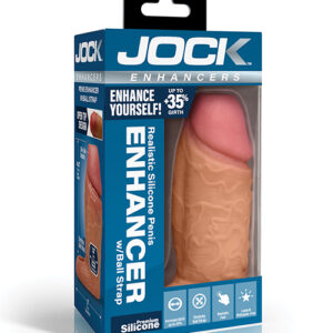 Curve Toys Jock Silicone Penis Extension Sleeve - Medium