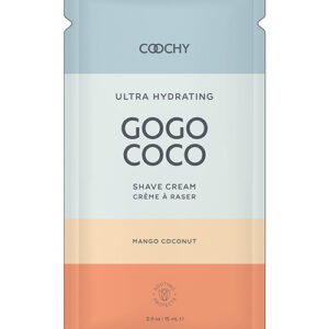 COOCHY Ultra Hydrating Shave Cream Foil - .35 oz Mango Coconut