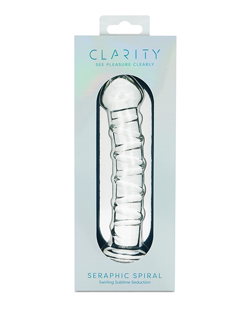 Clarity Glass Dildo - Seraphic Spiral