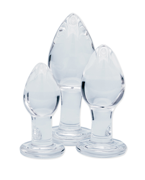 Clarity Glass Dildo 3 Piece Kit - Utopian Trinity - Image 3