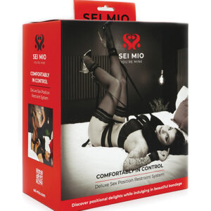 Sei Mio Comfortably in Control Deluxe Sex Position Restraint System - Black