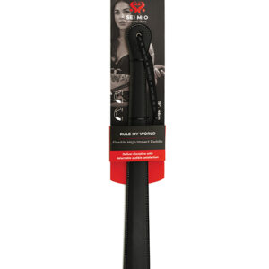 Sei Mio Rule My World Flexible High Impact Paddle - Black