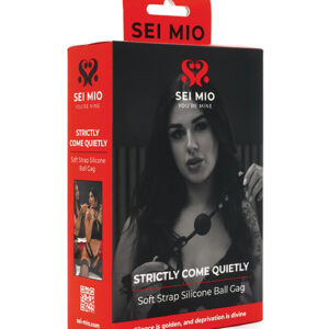 Sei Mio Strictly Come Quietly Soft Strap Silicone Ball Gage - Black