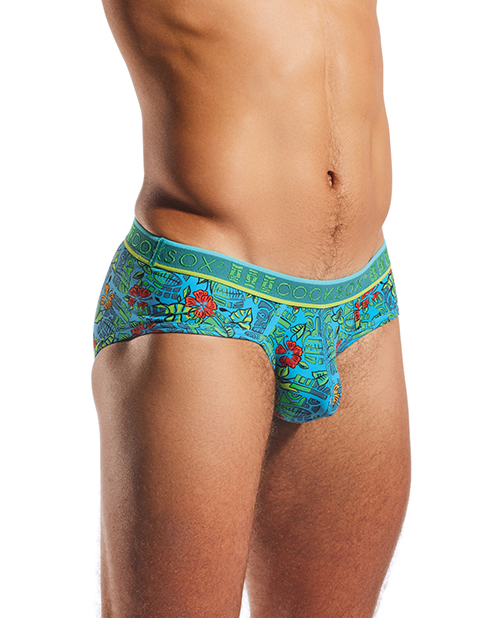 Cocksox Contour Pouch Sports Brief - Multi-Color Tiki SM - Image 2