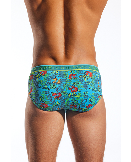 Cocksox Contour Pouch Sports Brief - Multi-Color Tiki SM - Image 3