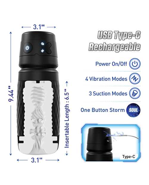 The Warrior Sucking & Vibrating Masturbator - Image 5