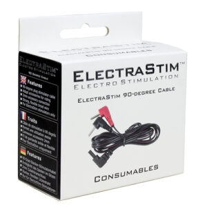 ElectraStim Cable with 90 Degree Plugs
