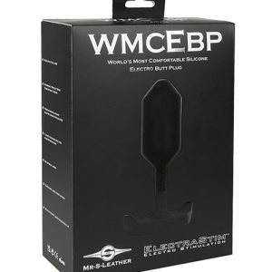 ElectraStim x Mr. S Leather - World's Most Comfortable Silicone Electro Butt Plug - Black