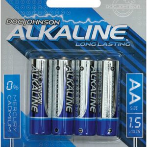 Doc Johnson Alkaline Batteries - AA 4 Pack